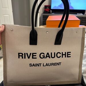RIVE GAUCHE TOTE IN CANVAS